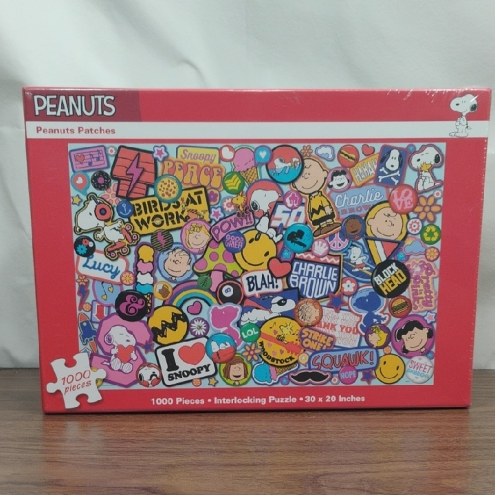 Peanuts Patches 1000 Piece Puzzle New
